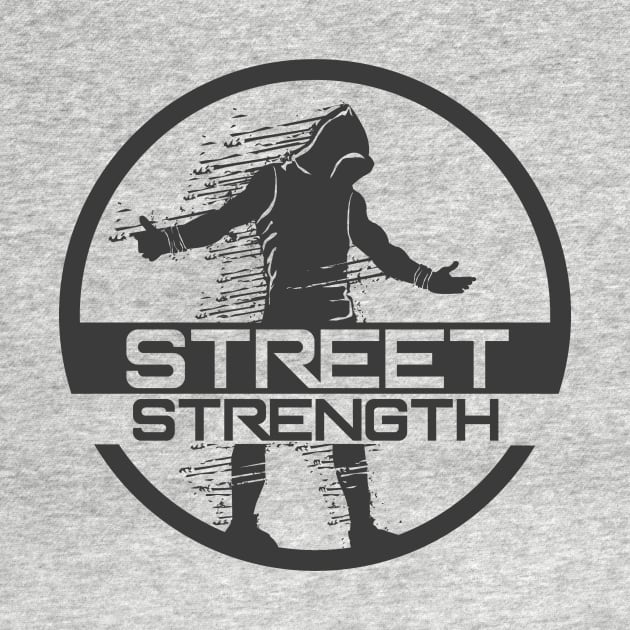 STREET STRENGTH LOGO T-Shirt-D by Speevector